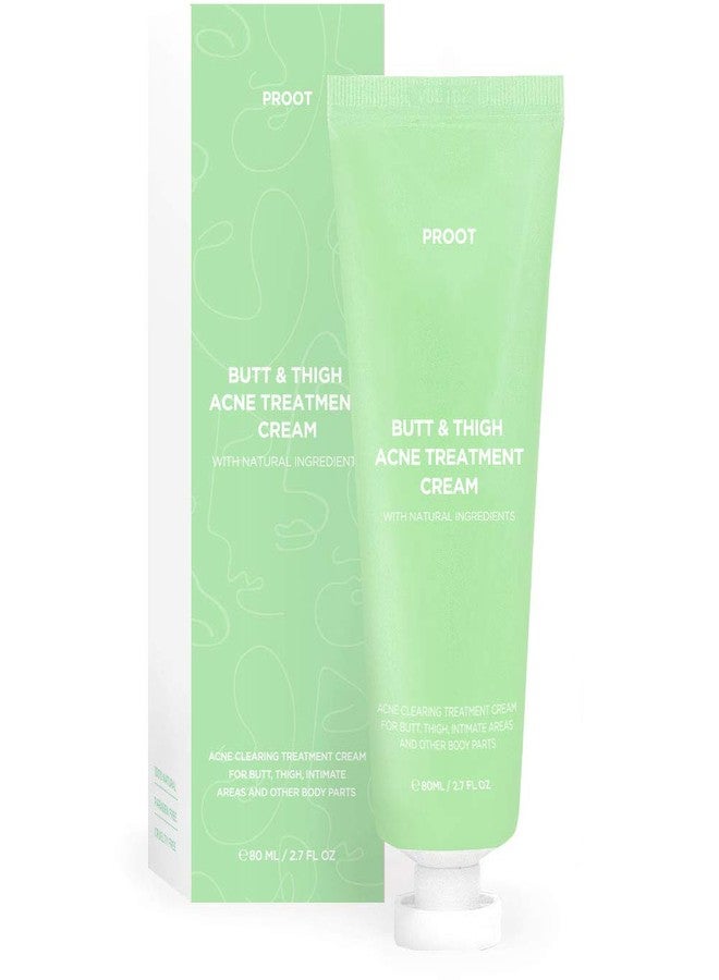 Proot Butt Acne Treatment Cream in Tube Type | Travel Friendly | Clears Acne, Ingrown Hairs, Zits, Razor Bumps, Blackheads and Dark Spots for the Butt, Thigh and Other Sensitive Area | Prevents Future Breakouts - Image 1